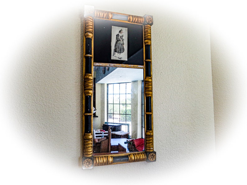 Vintage Framed Wall Mirror Ornate Antiqued Gold. Etsy