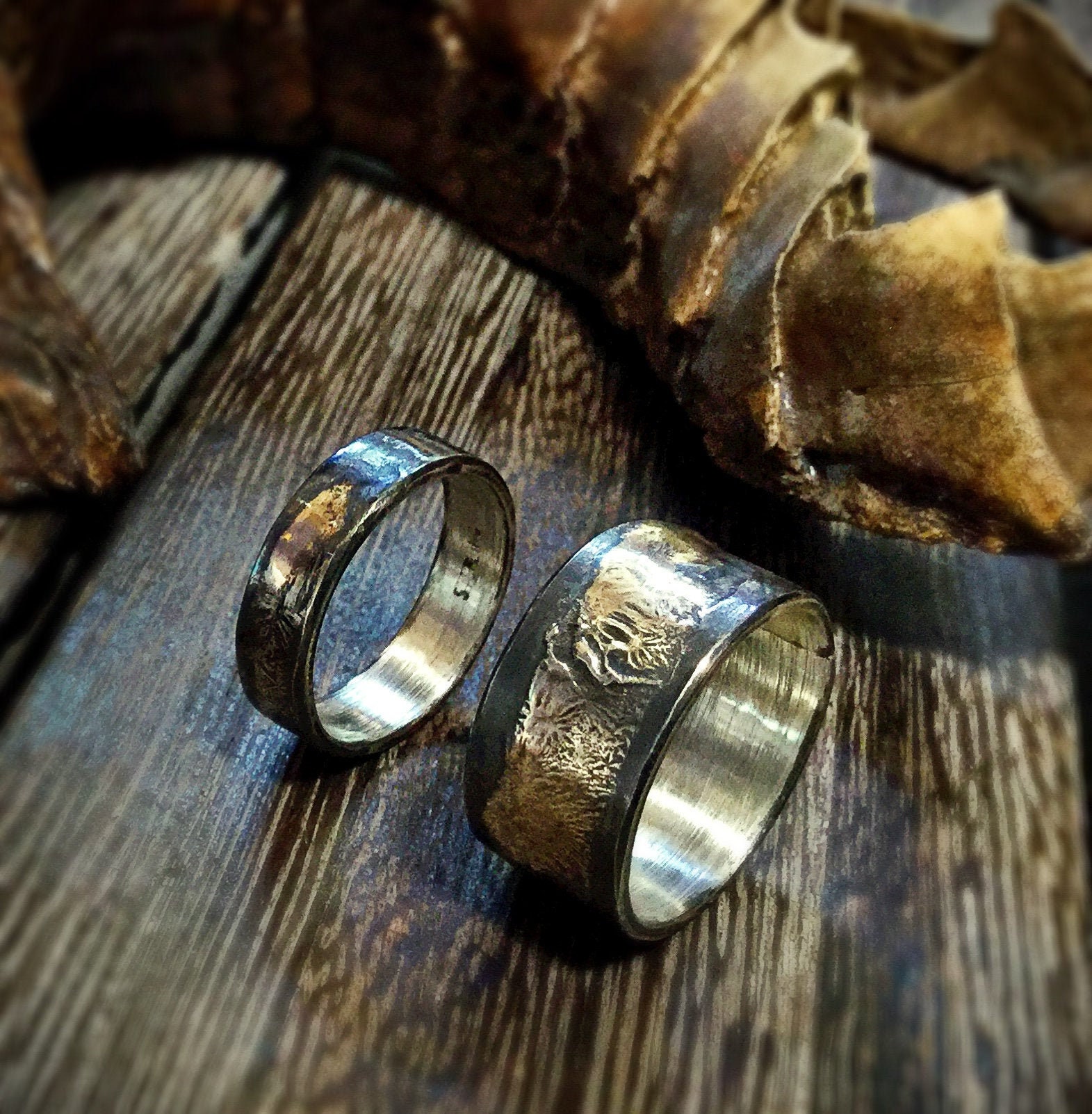 Rustic Bands — Buffalo Craft Company | join us to design your custom engagement  ring or wedding band