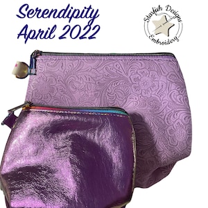 Serendipity 3D Zipper Clutch - In the Hoop Clutch - Bundle - 13 Größen für Creolen 5x7 bis 15x10 - DIGITAL DOWNLOAD