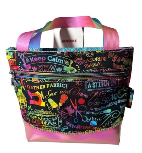Lyric Mini Tote Bag - Flat Bottom In the Hoop Bag - Bundle - 16 sizes for hoops 4x4 to 14x16 - DIGITAL DOWNLOAD - Please Read Description!