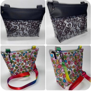 The Stadium Bag - In the Hoop Bag - Bundle - 5 UNLINED sizes for hoops 6x10 - 8x11 Hoops - DIGITAL DOWNLOAD - Please Read Description!