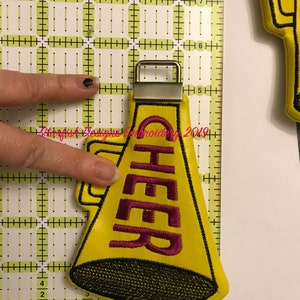 COMBO - In the Hoop ITH Key Fob Pouch Zipper Bag BOTH 4x4 & 5x7 Embroidery Design Key Chain Zipper Pouch - Lined - and Unlined