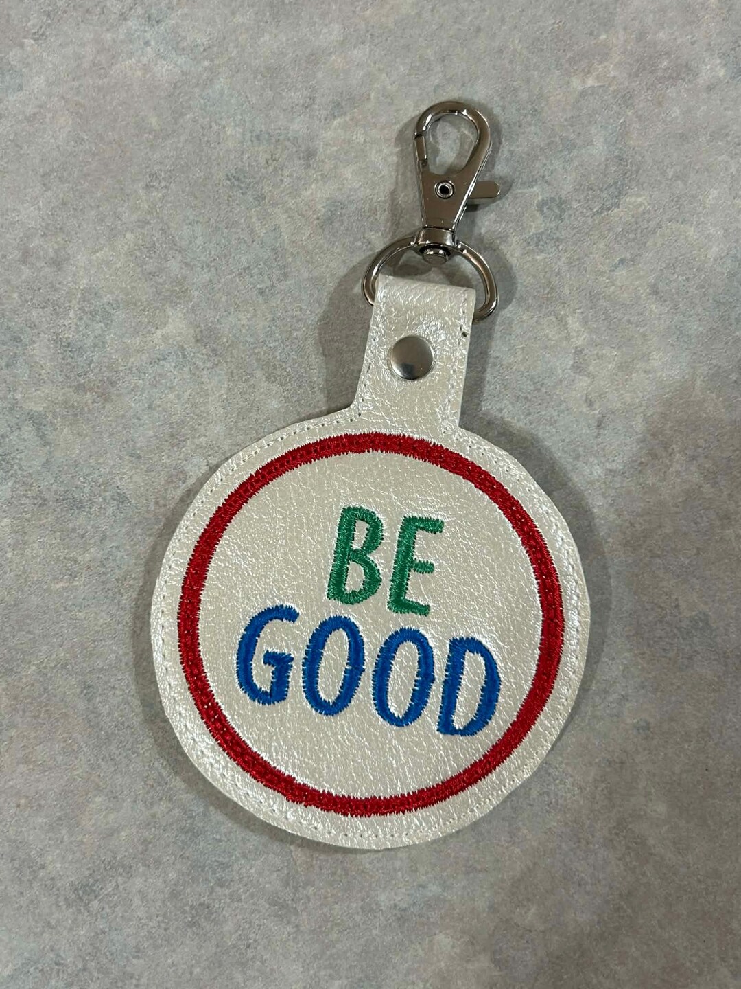 Be Good Anti Ice Snap Tab Digital Embroidery Design - Etsy