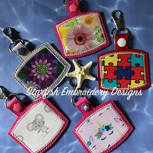 In the Hoop Snap Tab Applique Design Scrap Buster