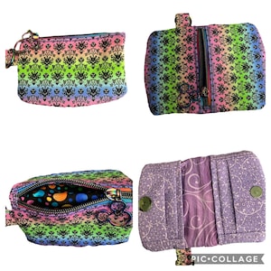 5 x 7 Hoop NUR - LESEN SIE BESCHREIBUNG Unten - Foldover Wow Wallet w / CreditCard Slots - In the Hoop Wallet - 2 Hoopings - for hoop 5x7