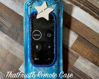 Smart Tv Remote Case Embroidery Design for In The Hoop - That Fruit Tv Remote Case for the 5x7 Hoop Model Number A1962 EMC3186