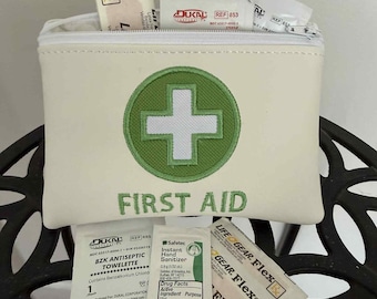 First Aid Pouch - Fill or Applique - In the Hoop Bag Bundle - 7 sizes hoops 4x4 - 6x10 - DIGITAL DOWNLOAD - Please Read Description!