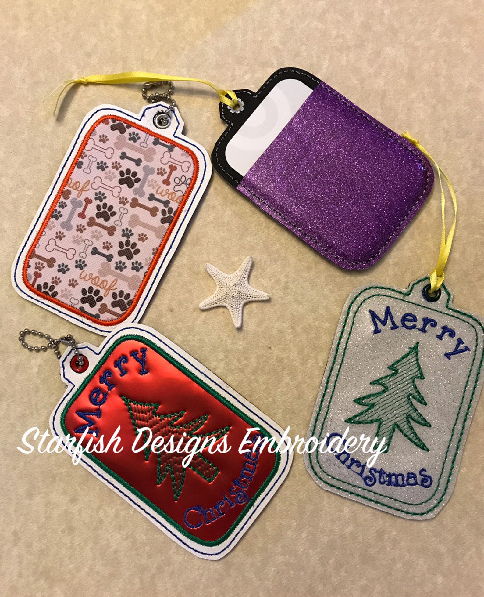 In the Hoop Gift Card Holder ID Holder Christmas Holiday Etsy