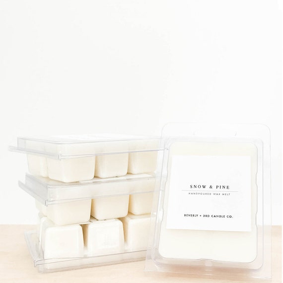 Snow Pine Soy Wax Melts Scented Soy Tarts Soy Candle Melt Scented Wax Cubes