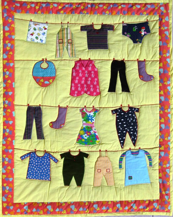 Items similar to Clothesline quilt on Etsy