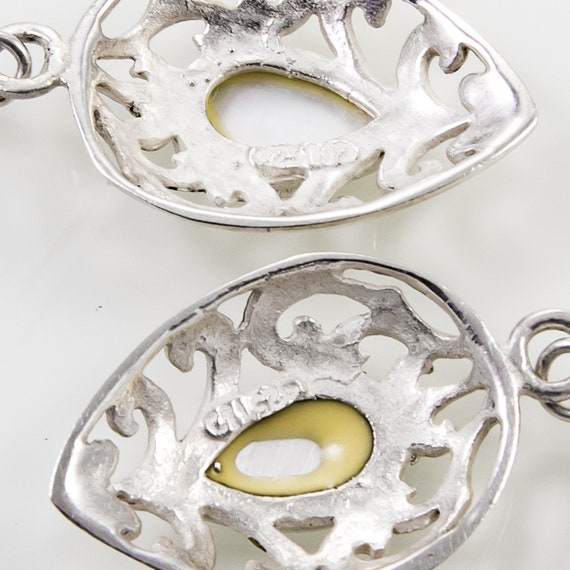 Vintage Sterling Silver 925 Women's Art Nouveau M… - image 2