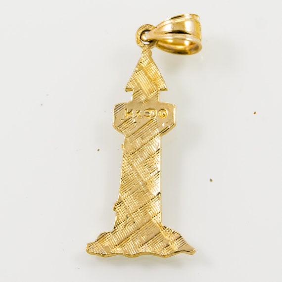 14K Lighthouse.  Vintage 14K Gold Women's Lightho… - image 3