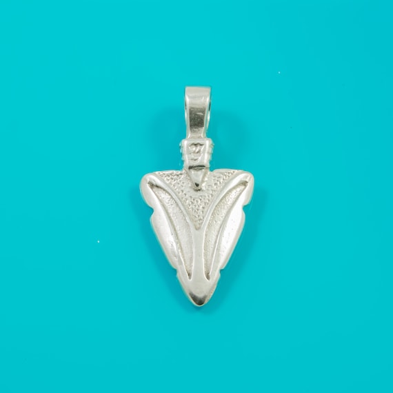 Stylized Arrowhead. Vintage Sterling Silver 925 Southwestern Arrowhead Pendant