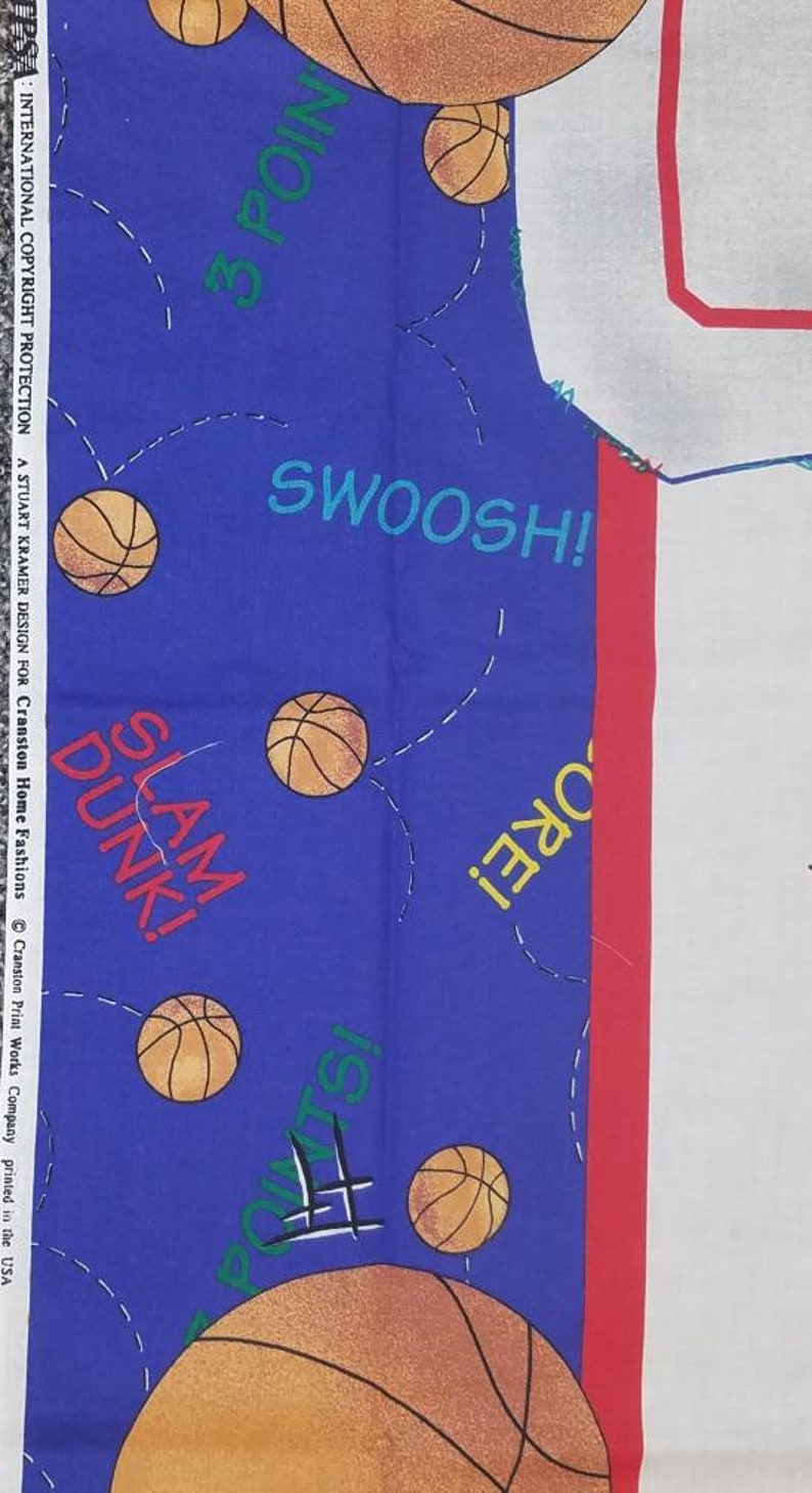 Cranston Home #23 Teedy Bear Basketball Panel Cut n Sew Panel Kramer