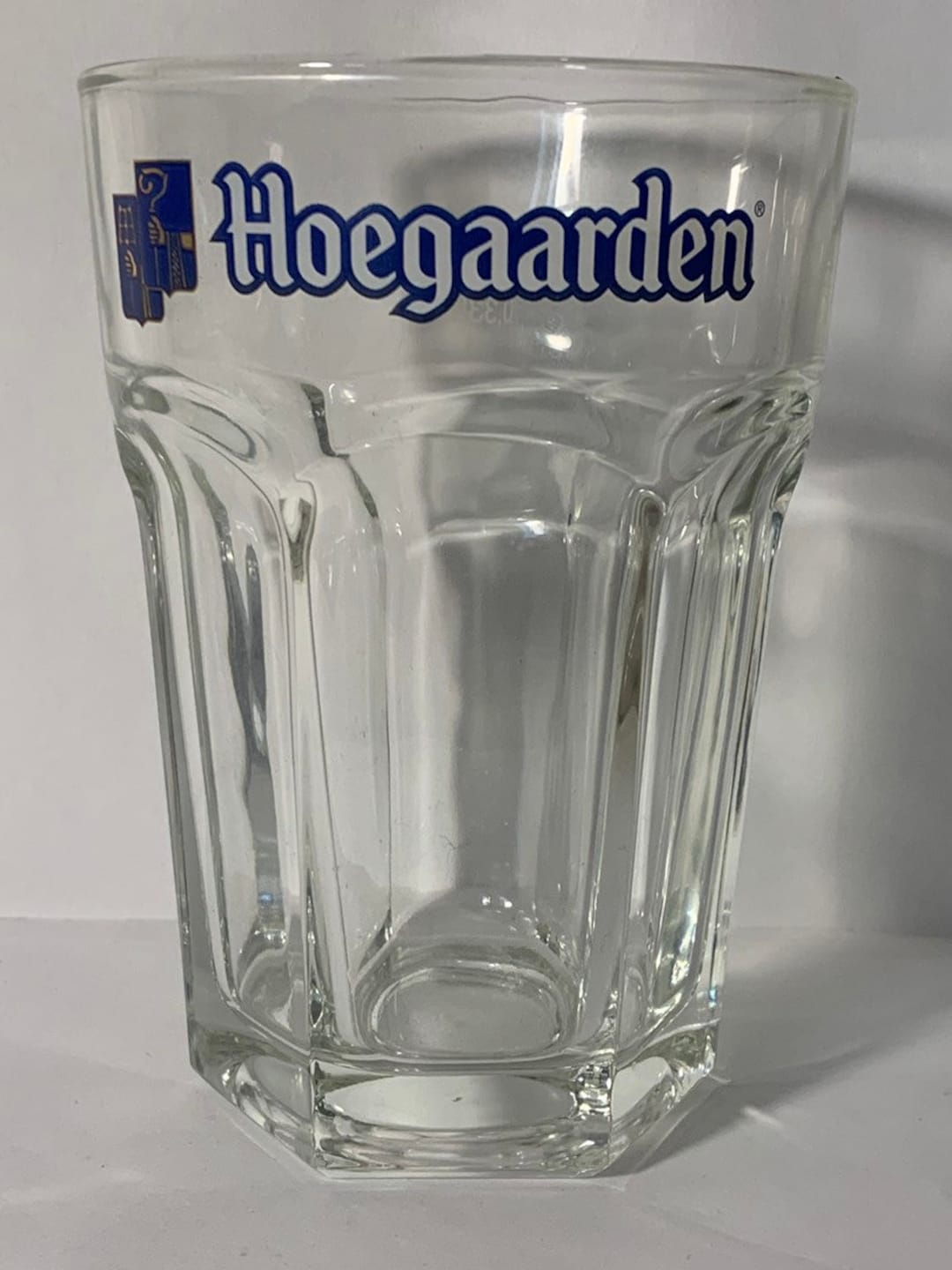 Large Hoegaarden Beer Glass Etsy