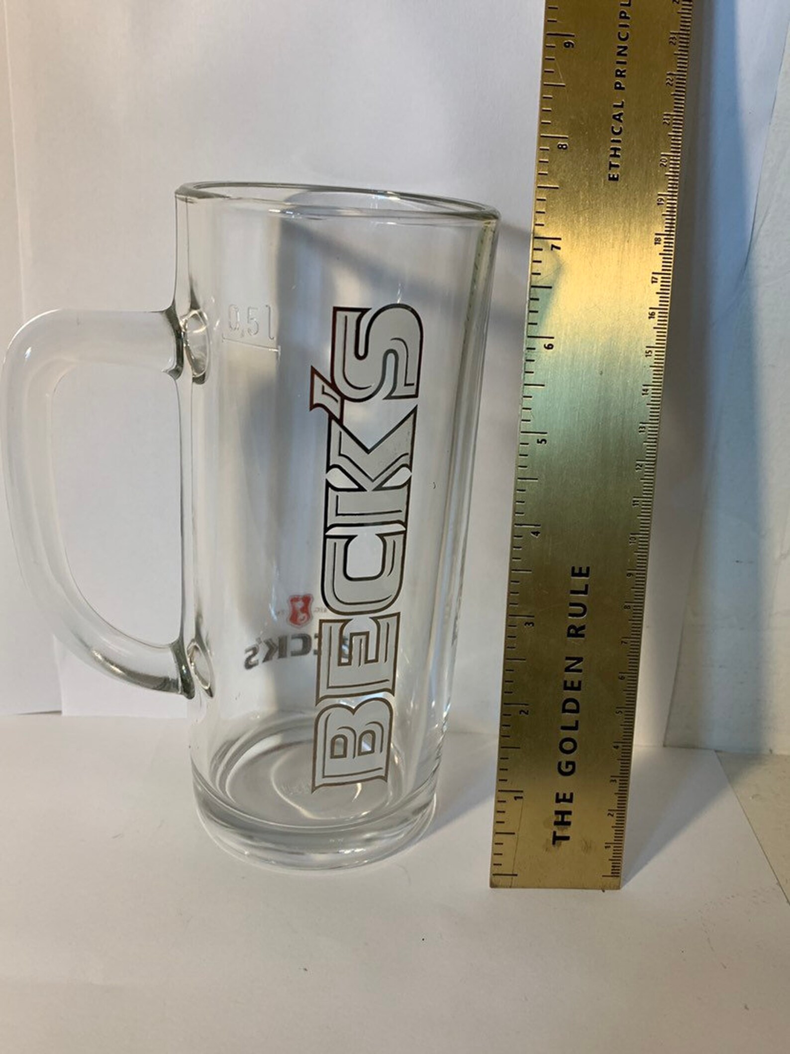 becks beer mug