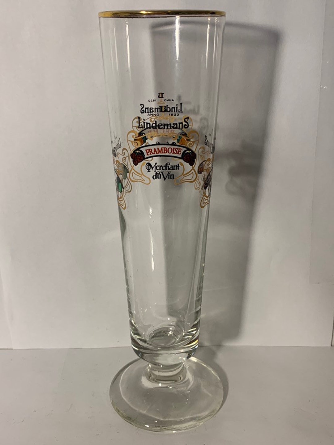 Rare Lindemans Lambic Glass Etsy