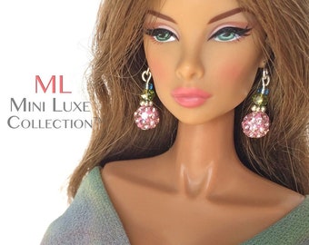 Fashion Doll Earrings for Fashion Royalty Dolls Poppy Parker Doll Jewelry Doll Accessories