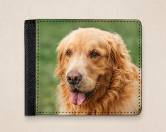 Custom Photo Bifold Wallet – Personalized Picture Gift for Men, Dad, Husband, Boyfriend – Father's Day, Birthday, Anniversary