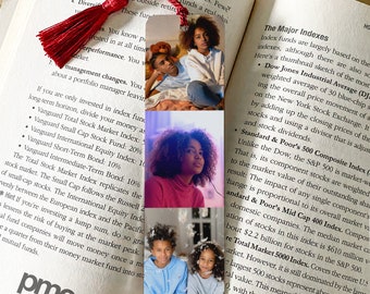 Custom Photo Bookmark Personalized Picture Bookmark Collage