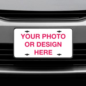 Placa de matrícula personalizada Placas personalizadas