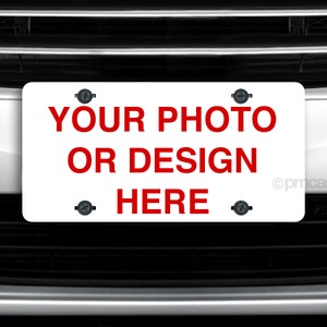 Personalized License Plate Tag Custom Plates