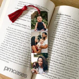 Custom Photo Bookmark Personalized Picture Bookmark Collage