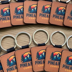 Bulk Custom Keychains with Logo – Promotional Key Rings, Business Event Giveaways