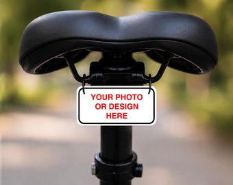 Personalized 2x4 Mini License Plate, Custom Bicycle Tag, Bike Plate, Novelty License Plate