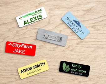 Aangepaste magnetische naambadge – gepersonaliseerd naamplaatje met sterke magneet