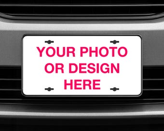 Personalized License Plate Tag Custom Plates