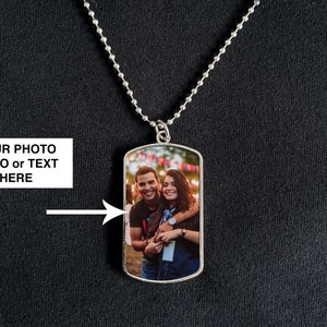 Personalized Photo Dog Tag Custom Picture