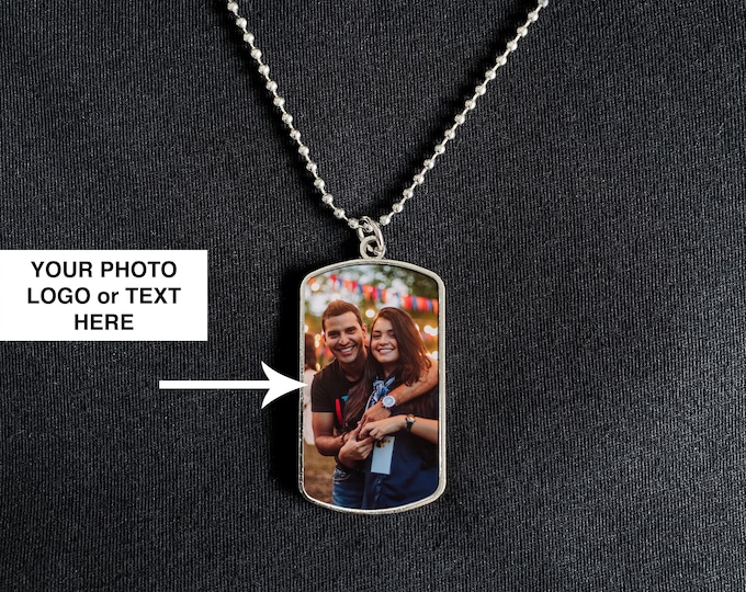 Personalized Photo Dog Tag Custom Picture