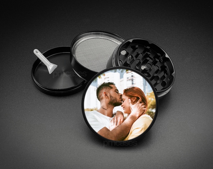 Personalized  Photo Weed Grinder Custom Herb Grinder Picture