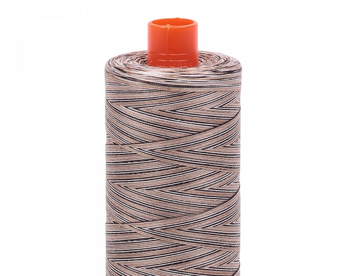 AURIFIL MAKO 50 Wt 1300m 1422y Color 4667 Nutty Nougat Variegated Quilt Cotton Quilting Thread