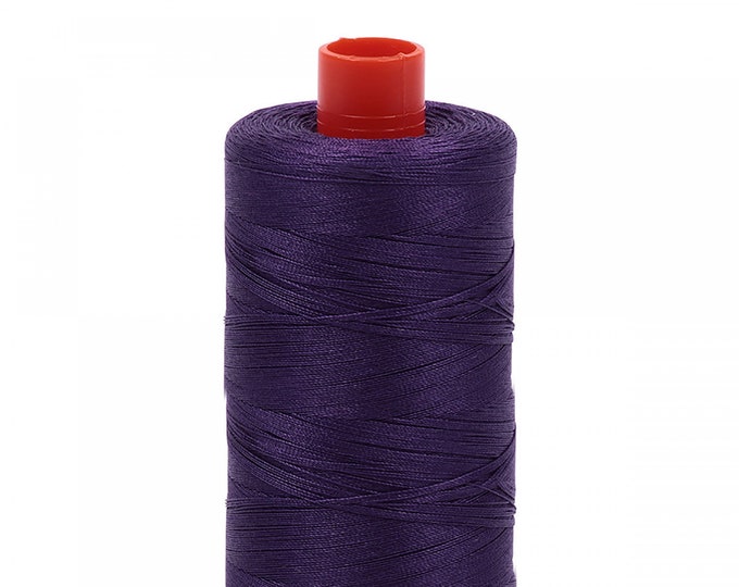 AURIFIL MAKO 50 Wt 1300m 1422y Color 2582 Dark Violet Quilt Cotton Quilting Thread