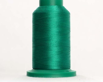 Quilting Isacord Thread SHAMROCK GREEN 5411 for Embroidery Decorative Stitching 1000m mini-king spool