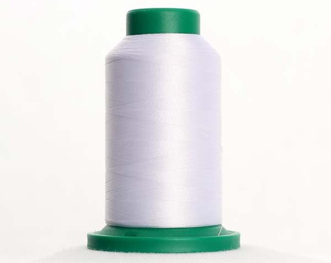 ISACORD Polyester Embroidery Thread Color 0017 Paper White 1000m