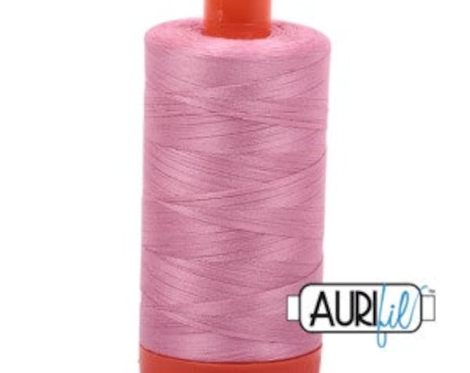 AURIFIL MAKO 50 Wt 1300m 1422y Color 2430 Antique Rose Quilting Thread