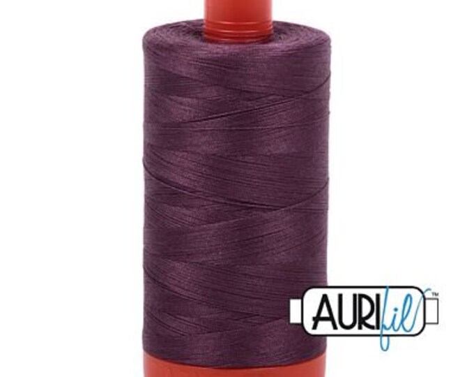 AURIFIL MAKO 50 Wt 1300m 1422y Color 2568 Mulberry  Quilt Cotton Quilting Thread