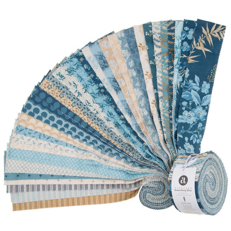 NEW Andover Edyta Sitar Laundry Basket Quilts LBQ Evergreen Green Beige 24 Fat Quarter Bundle