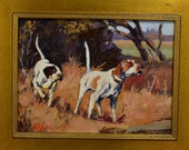 Honoring Point, Hunting Dogs, Upland Dogs, Pointing Dogs, Dogs on Point, Bird Hunting, Pheasant Hunting, Quail Art, Southern Hunting