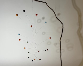 Califlorida Modern 26"h x 17"w Art Sculpture Mobile Stabile Table Top Abstract Kinetic Decor