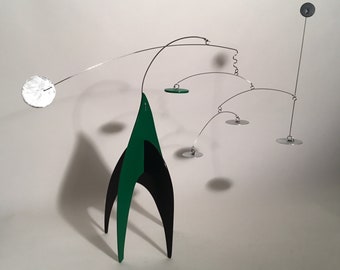 Moderne kunst Stabiele sculptuur Tafelblad Kinetic Mobile Desktop Salontafel kunstwerk "Tudo"