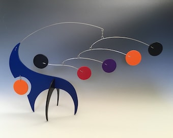 Modern Stabile Mobile Art, Table Top Kinetic Sculpture