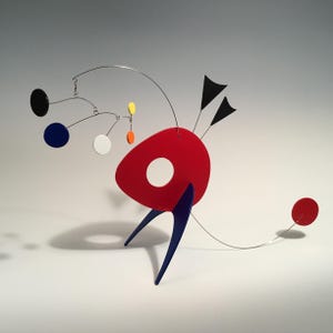 Wise Guy Modern Art Sculpture Mobile Stabile Table Top Abstract Book Shelf Home Decor