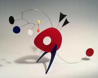 Wise Guy Modern Art Sculpture Mobile Stabile Table Top Abstract Book Shelf Home Decor