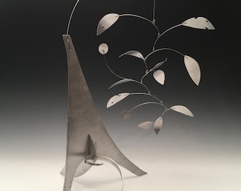 Ficus Stabile 14”w x 17”h Table Top Sculpture Modern Home Decor Art Mobile 1/1