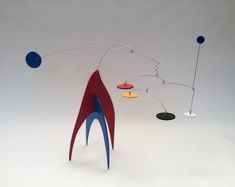Modern Art Stabile Sculpture Table top Kinetic Mobile Desktop Coffee table Piece "Tudo"