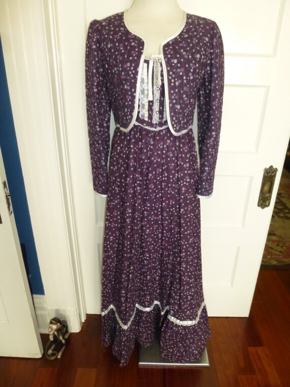 Gorgeous Gunne Sax Sun Dress with Matching Jacket
